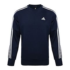 adidas阿迪达斯男子ESS 3S CREW B针织套衫BQ9644