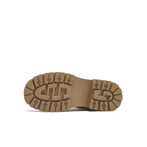 天美意2025冬新款复古百搭户外休闲工装靴短靴女靴KDX15DD5