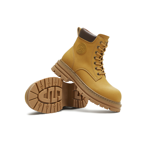 天美意2025冬新款复古百搭户外休闲工装靴短靴女靴KDX15DD5