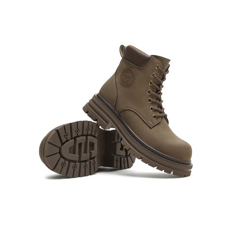 天美意2025冬新款复古百搭户外休闲工装靴短靴女靴KDX15DD5