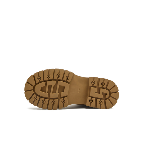 天美意2025冬新款厚底马丁靴潮酷时尚简约休闲女短靴KDX17DD5