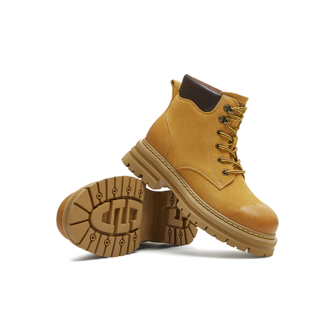 天美意2025冬新款厚底马丁靴潮酷时尚简约休闲女短靴KDX17DD5