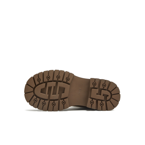 天美意2025冬新款厚底马丁靴潮酷时尚简约休闲女短靴KDX17DD5