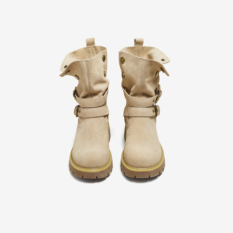 TATA/他她2025冬时尚百搭女休闲靴新款CF501DZ5