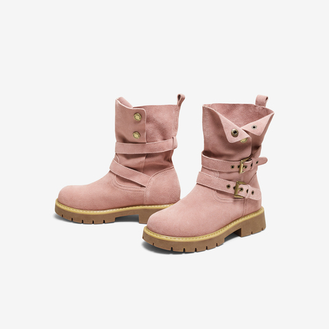 TATA/他她2025冬时尚百搭女休闲靴新款CF501DZ5