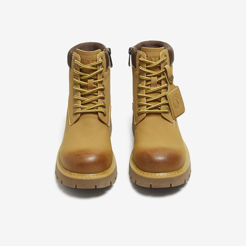 TATA/他她2025冬商场同款百搭时尚简约女工装靴新款CF502DD5