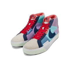 Nike耐克2021年新款中性NIKE SB ZOOM BLAZER MID PRM户外鞋DA8854-500