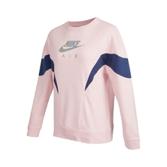 Nike耐克2021年新款女大童G NSW AIR FT BF CREW针织套头衫DD7135-630